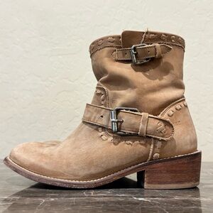 Muse & Cloud Anzel Leather Engineer Moto Boots